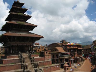 ネパールへ！友人と二人旅　２日目～カトマンズ郊外とバクタプル編～