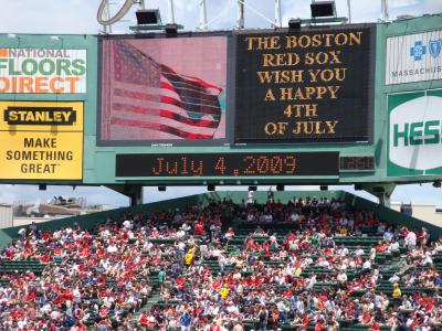 独立記念日にボストンへ（MLB観戦編）…編集中