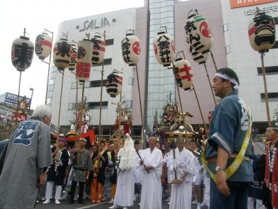 09　久喜市の提灯祭り・・・?人形山車の町内曳きまわし