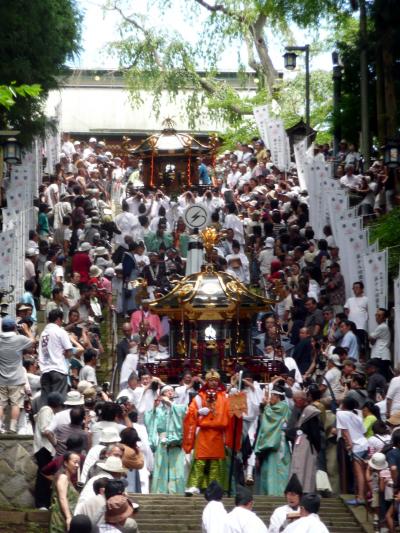 塩釜みなと祭　御神輿　海を渡る　２