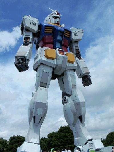 「機動戦士ガンダム」 1/1実物大の見学