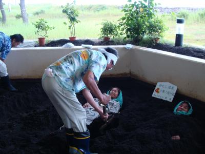 指宿①・子連れで砂蒸し風呂