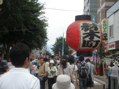 岩手県・盛岡市・・・＜さんさ踊りＰＲ・材木町＞