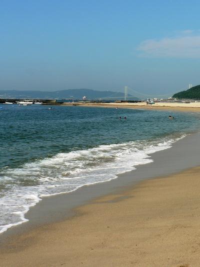 日本の旅　関西を歩く　源氏物語の舞台になった神戸・須磨の海岸
