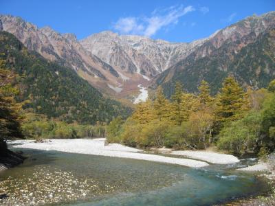 黄葉の季節に訪れる、美しき山岳景勝地・上高地