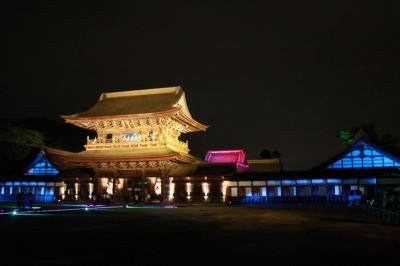 富山を歩く(8) 国宝・瑞龍寺ライトアップ　光と音のファンタジー