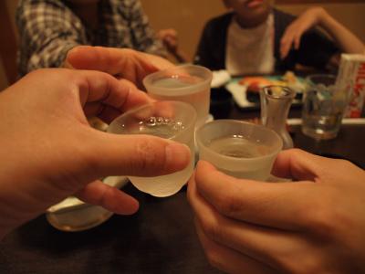 横浜八景島・柴漁港近くの、すし処「かねへい」で、家族でのささやかなお祝い会