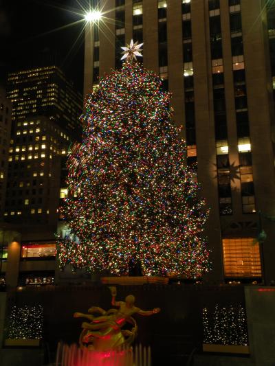 クリスマスシーズンのニューヨーク