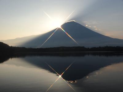 久しぶりの田貫湖からの富士山