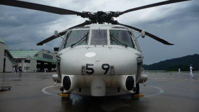 雨の海上自衛隊舞鶴ちびっ子ヤング大会