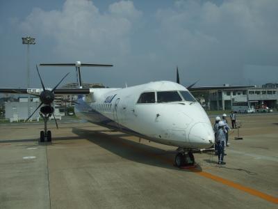 飛梅　と　DHC-8-Q400