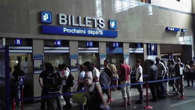 ジュネーブ→チューリッヒ IC列車移動