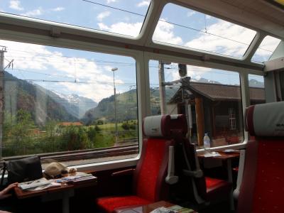 スイス　3大特急　３大名峰の旅 Part2 クール→ツェルマット
