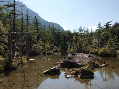 初秋の上高地を散策しました。