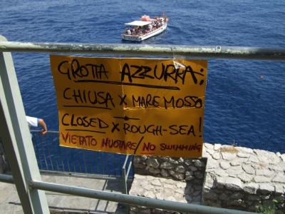 南伊2009 vol.12~陸路で青の洞窟へ。でも・・・。