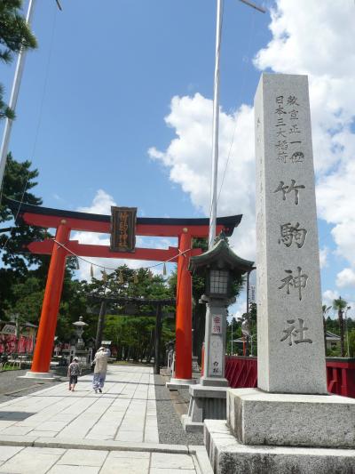 竹駒神社、唐向門も修復いたしました