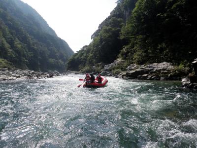 まんぷく徳島、川下り