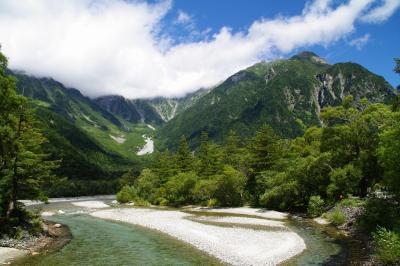 雨上がり・・爽やかな初秋の上高地をハイキング