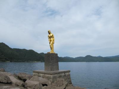 ＳＷ北東北の旅、秋田県田沢湖のたつこ像に会い、秘湯堪能は翌日へ順延～