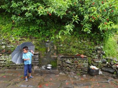 雨季のトレッキング
