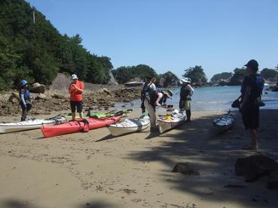 シーカヤック＆母川ビーチマット漂流 in 徳島・日和佐