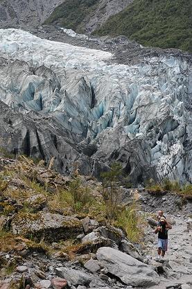 ★NZ車旅（３）南島 フォックス氷河の末端に接近