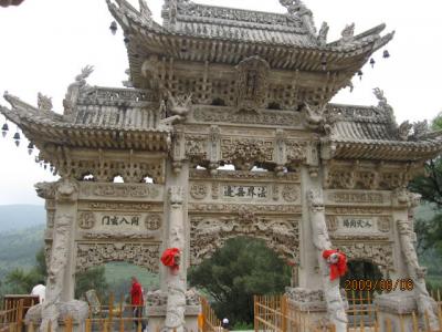 中国・山西省の旅（２８）五臺山・龍泉寺。