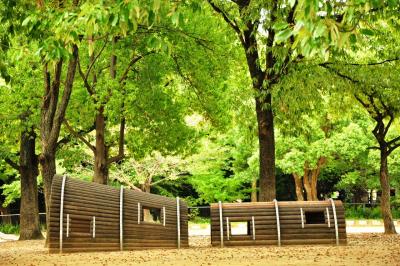 こんな近くに前方後円墳?「二子山公園」を散策♪