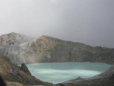 草津白根山湯釜へ！