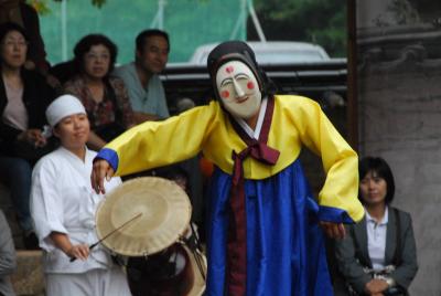 安東　河回村　仮面劇