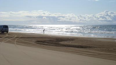 能登千里浜・自転車の旅