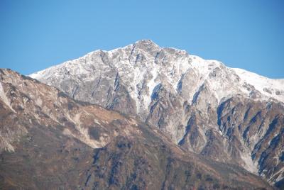 2009年の後立山連峰の紅葉