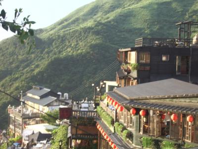 7月の台湾は蒸し暑かった・・@九分