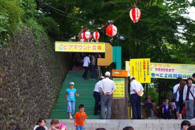 今年もビアガーデン＠高尾山