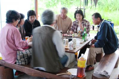 2006春、愛知牧場でのバーベキュー：中国旅行の打合せ、シャングリラ旅行