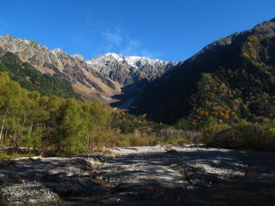 紅葉の上高地