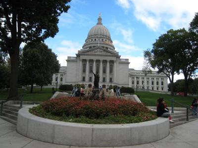 ウィスコンシン州マディソンを散策