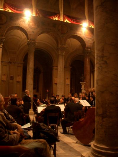 ローマの有名教会でのクラッシックコンサート★その①サンタニェーゼ・フオーリ・レ・ムーラ教会