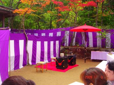 '０９．１１．０３　有馬の紅葉と大茶会