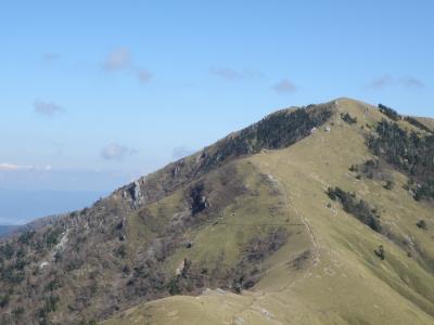 晩秋の剣山