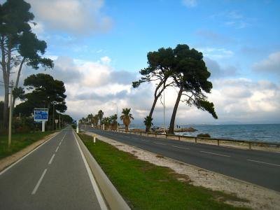 地中海沿岸を自転車で150kmの旅