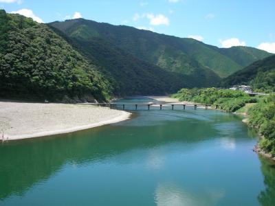 夏の【高知】 ②［四万十川］レンタサイクルでｇｏ！『沈下橋』ツアー