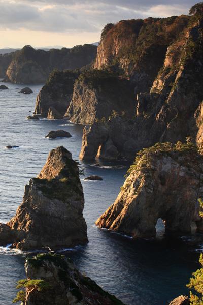 絶景！！海のアルプス、北山崎（きたやまざき）　/岩手県下閉伊郡田野畑村北山　（三陸海岸国立公園）