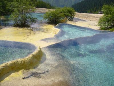 「ちょっとぉ～浮輪持ってきて☆」許されるなら飛び込みたい…中国「九寨溝・黄龍」＆成都5日間!![黄龍編]