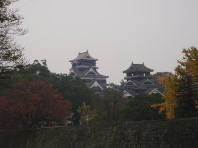 菊池渓谷と熊本城の紅葉