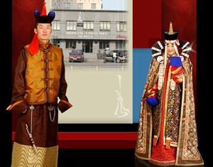 Mongolian national costumes 