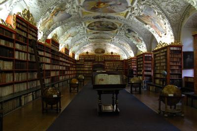 冬のプラハ、ストラホフ修道院とプラハの街散策(2008年 チェコ)