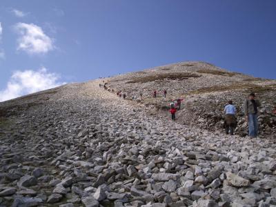 アイルランド旅行～ウエストポート　聖パトリックが修業したという伝承が残る山 Croagh Patrick