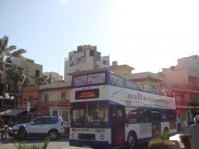 マルタへ里帰り2009⑦　～観光バス～