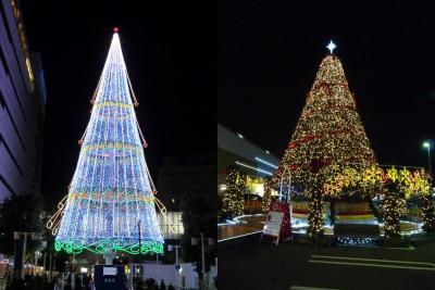 浜松駅前の「はままつ冬の蛍フェスタ 2009」とららぽーと磐田の「クリスマスイルミネーション」